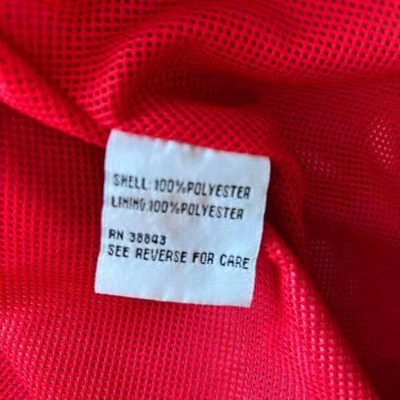 Larry Levine Aqua Tex Red Rain Jacket | Size M - Picture 5 of 10